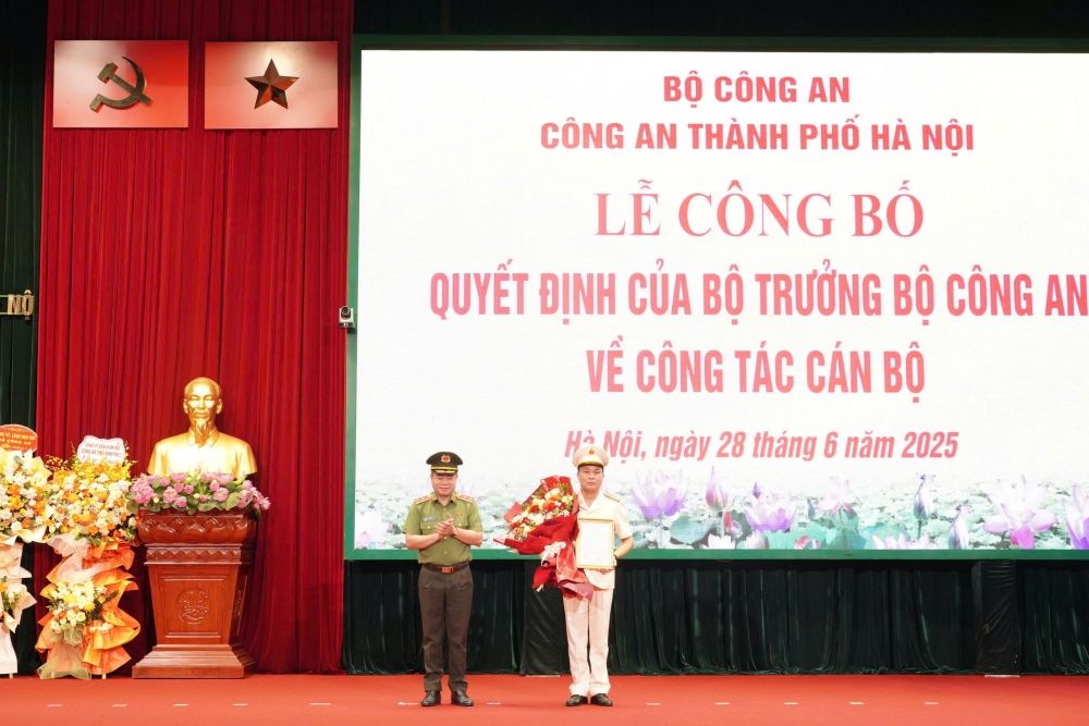 Công an Hà Nội có thêm Phó Giám đốc, điều động từ Vĩnh Phúc