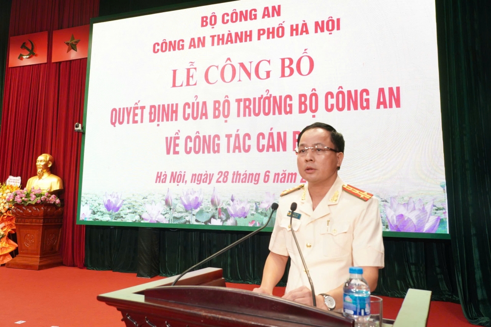 Công an Hà Nội có thêm Phó Giám đốc, điều động từ Vĩnh Phúc