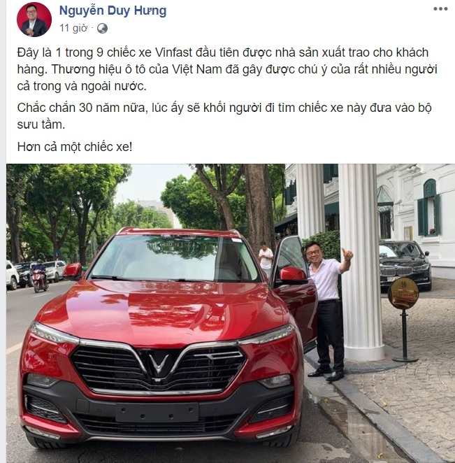 chu tich ssi khen o to vinfast hon ca mot chiec xe