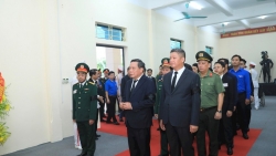 Đoàn TP Hà Nội viếng Tổng Bí thư tại quê nhà Đông Hội