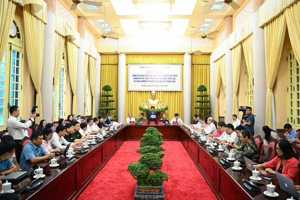 Công bố lệnh của Chủ tịch nước về các luật vừa được Quốc hội thông qua