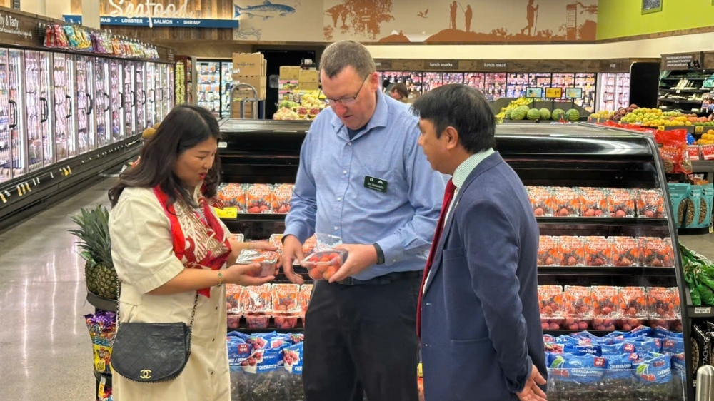 Quả vải Việt Nam lần đầu tiên có mặt tại hệ thống siêu thị lớn nhất nước Mỹ