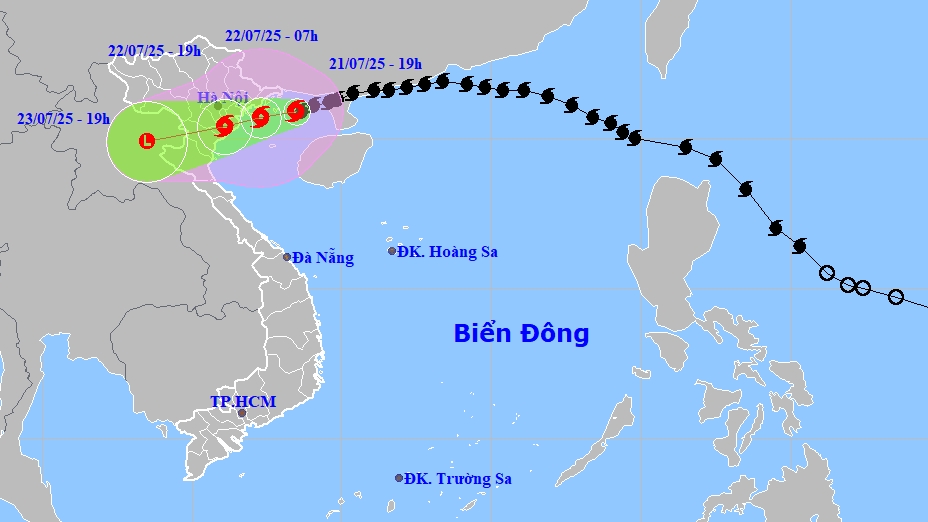 Bão số 3 áp sát đất liền, nhiều tỉnh miền Bắc chuẩn bị mưa to gió lớn