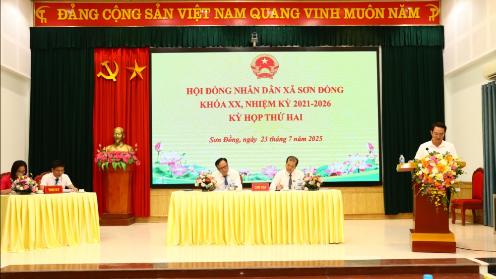 HĐND xã Sơn Đồng: Quyết tâm xây dựng quê hương giàu mạnh, văn minh trong kỷ nguyên mới