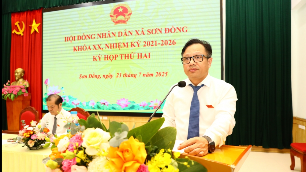 HĐND xã Sơn Đồng: Quyết tâm xây dựng quê hương giàu mạnh, văn minh trong kỷ nguyên mới