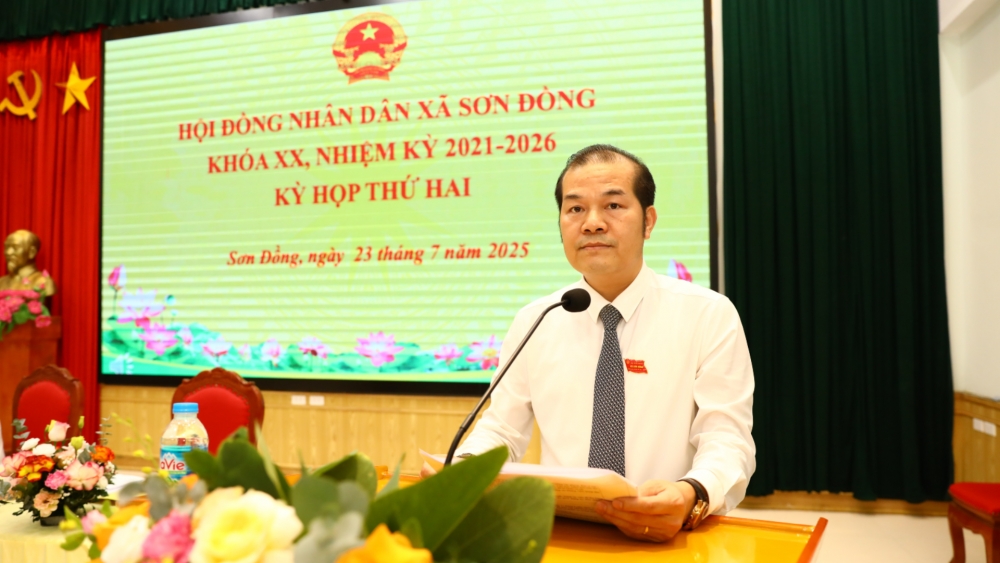 HĐND xã Sơn Đồng: Quyết tâm xây dựng quê hương giàu mạnh, văn minh trong kỷ nguyên mới