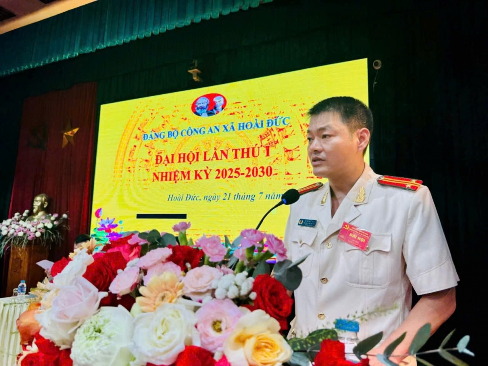 Công an xã Hoài Đức: Bản lĩnh, nhân văn, vì Nhân dân phục vụ