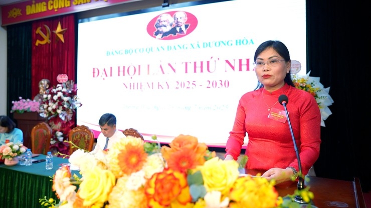 Khẳng định vai trò quan trọng của Đảng bộ cơ quan Đảng xã Dương Hoà