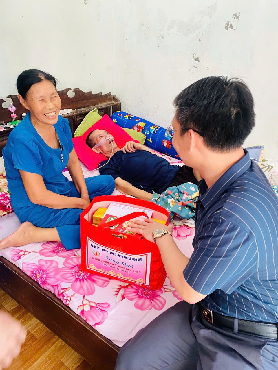 Mùa tri ân chan chứa nghĩa tình của lãnh đạo xã Hoa Lộc