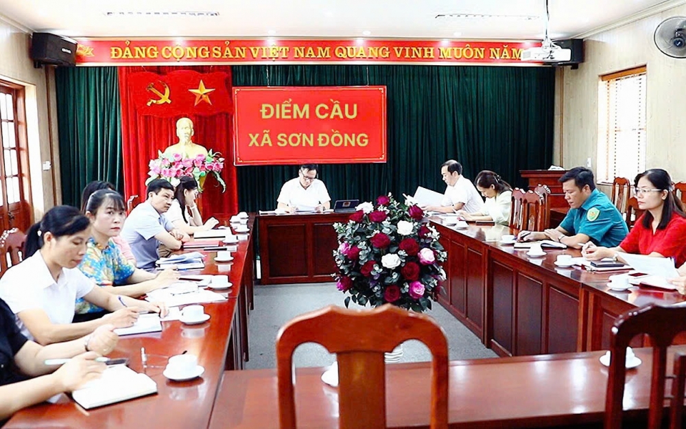 Sơn Đồng khẩn trương cho công tác tổ chức Đại hội Đảng bộ xã