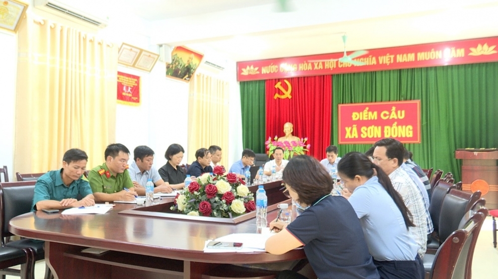 Sơn Đồng khẩn trương cho công tác tổ chức Đại hội Đảng bộ xã