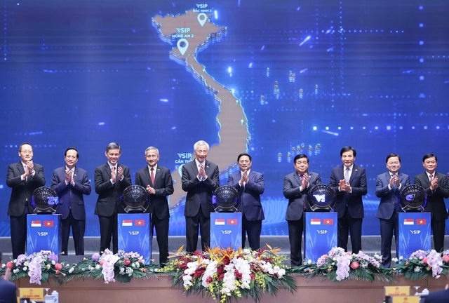 Việt Nam - Singapore khởi công, chấp thuận đầu tư 5 dự án VSIP mới