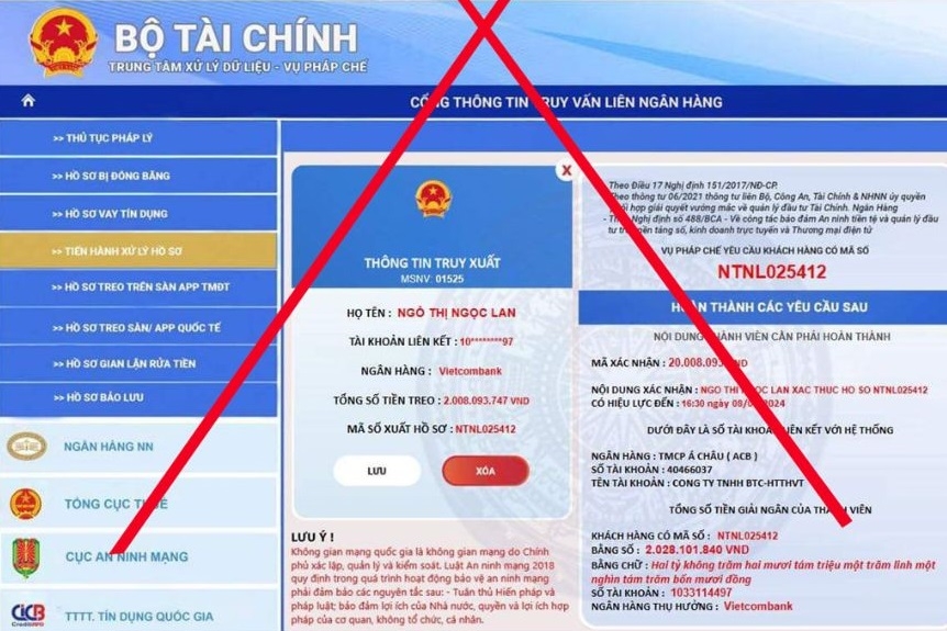 Cảnh báo giả mạo văn bản, con dấu của Bộ Tài chính