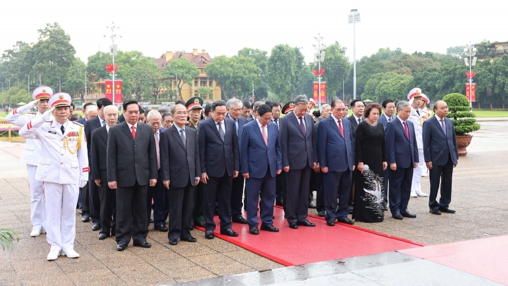 Lãnh đạo Đảng, Nhà nước viếng Chủ tịch Hồ Chí Minh nhân dịp 79 năm Quốc khánh