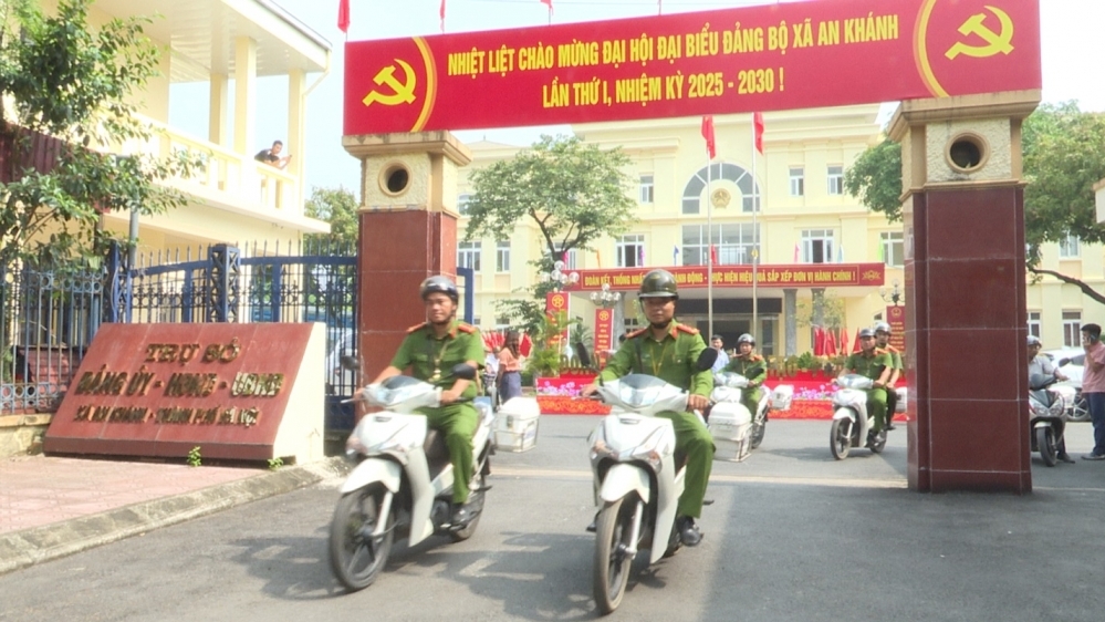 Xã An Khánh ra quân đảm bảo trật tự an toàn giao thông, trật tự đô thị