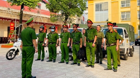 Công an xã Hoài Đức: Chủ động giữ vững an ninh trật tự, bám sát địa bàn