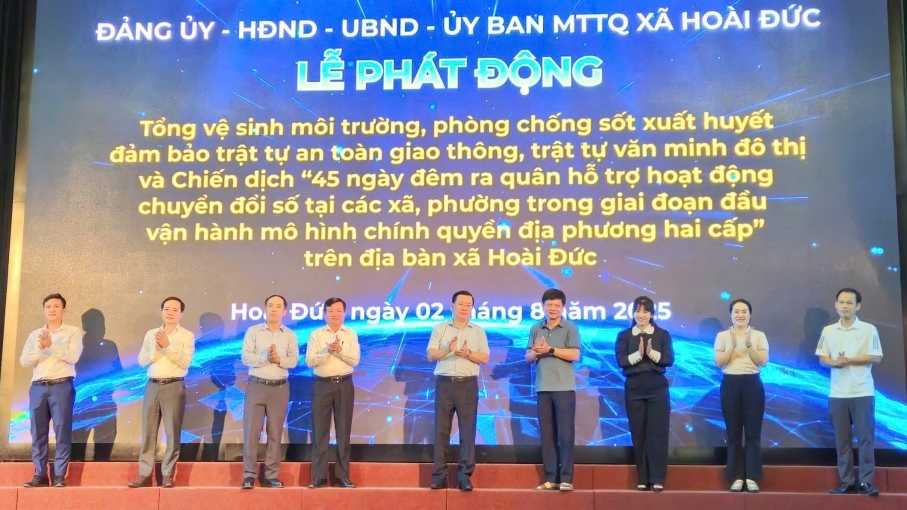 Hoài Đức nỗ lực xây dựng diện mạo đô thị ngày càng văn minh, hiện đại