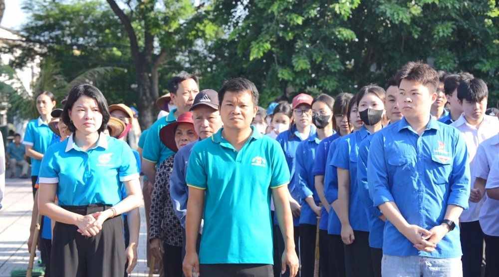 Xã Dương Hòa: Chung tay giữ gìn vệ sinh môi trường, xây dựng nếp sống văn minh