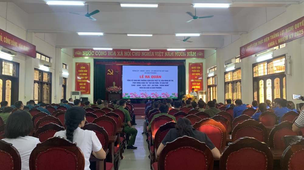 Xã Đan Phượng: Giữ gìn vệ sinh môi trường không phải là việc riêng của ai