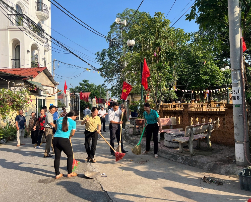 Xã Đan Phượng: Giữ gìn vệ sinh môi trường không phải là việc riêng của ai