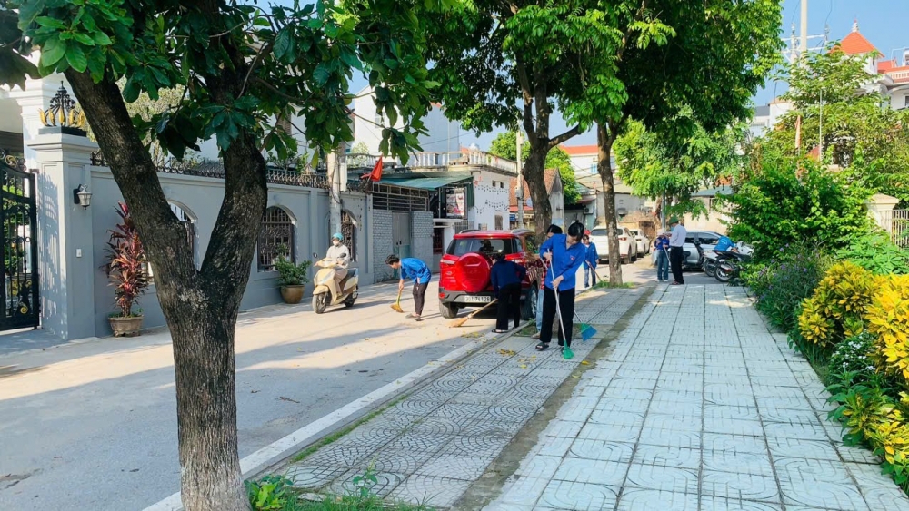 Đưa vệ sinh môi trường trở thành nếp sống, văn hóa của mỗi người dân Ô Diên