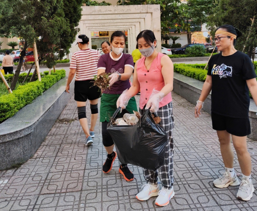 Đưa vệ sinh môi trường trở thành nếp sống, văn hóa của mỗi người dân Ô Diên