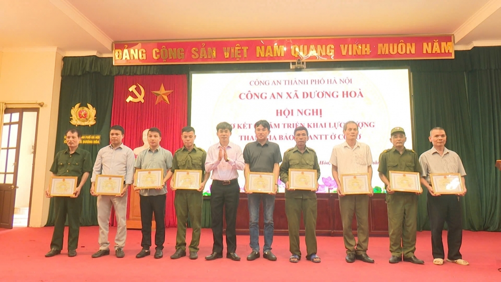 Xã Dương Hòa tôn vinh “cánh tay nối dài” của lực lượng Công an chính quy