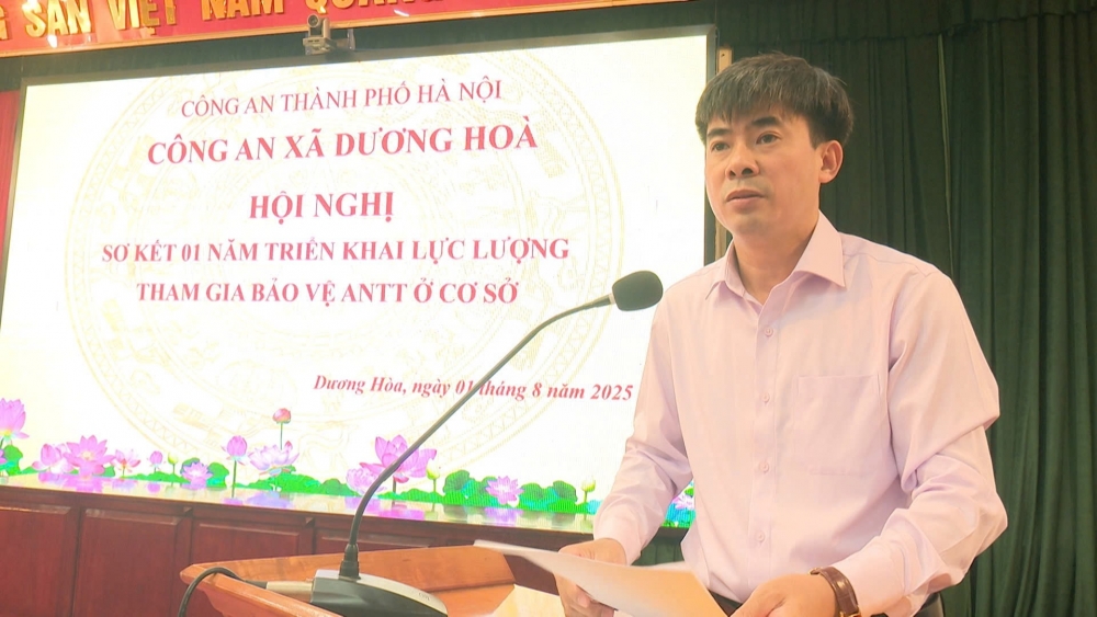 Xã Dương Hòa tôn vinh “cánh tay nối dài” của lực lượng Công an chính quy