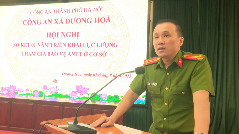 Xã Dương Hòa tôn vinh “cánh tay nối dài” của lực lượng Công an chính quy