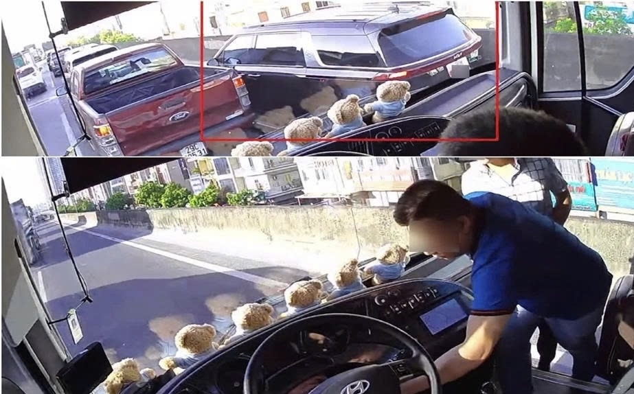 Công an triệu tập người đàn ông rút chìa khóa xe khách trên Vành đai 3