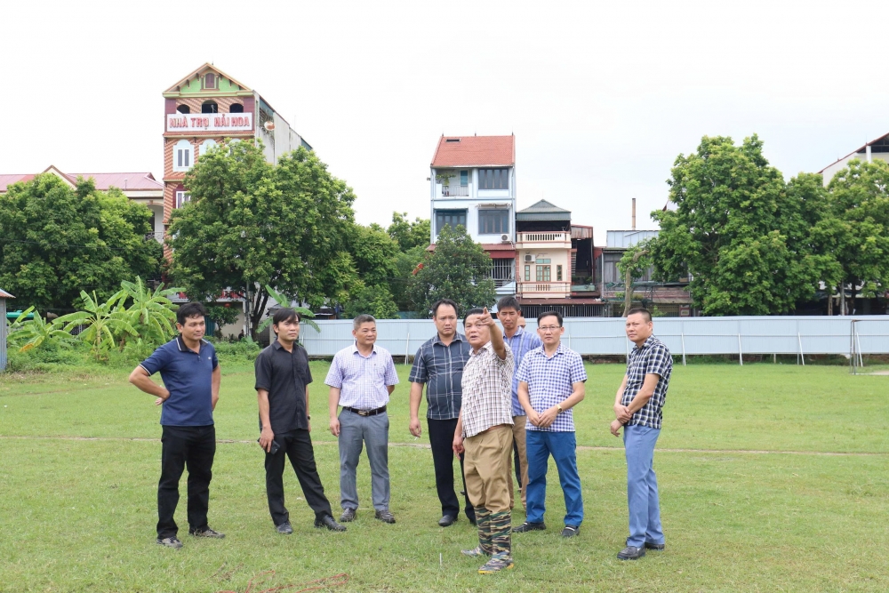 Đẩy nhanh tiến độ trục đường “xương sống” tại xã Mê Linh