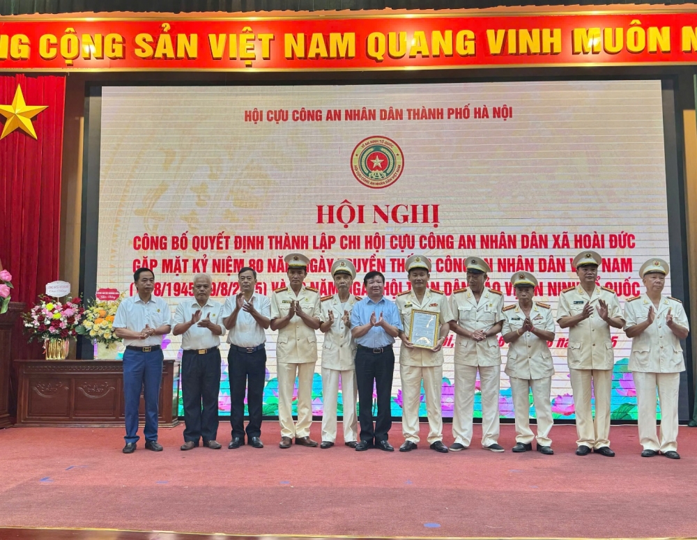 Ra mắt Chi hội Cựu CAND xã Hoài Đức