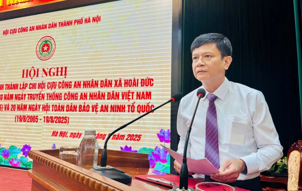 Ra mắt Chi hội Cựu CAND xã Hoài Đức