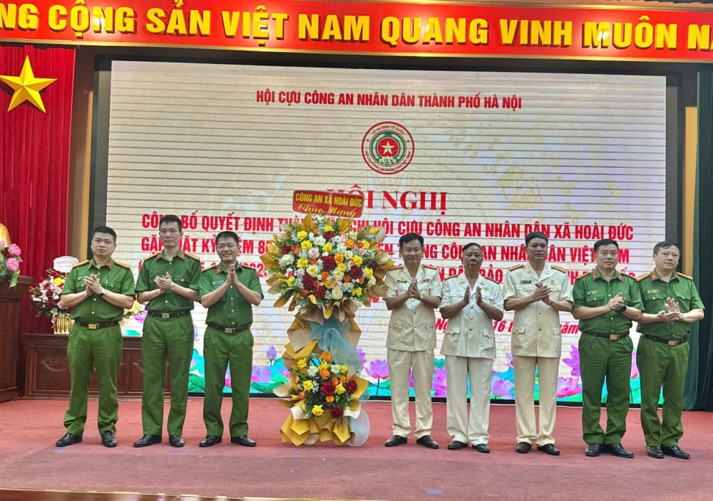 Ra mắt Chi hội Cựu CAND xã Hoài Đức