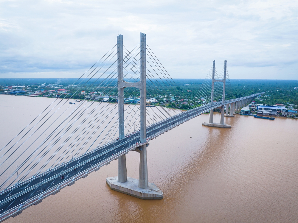 Ngắm Cầu Rạch Miễu 2 ngày khánh thành mừng Quốc khánh