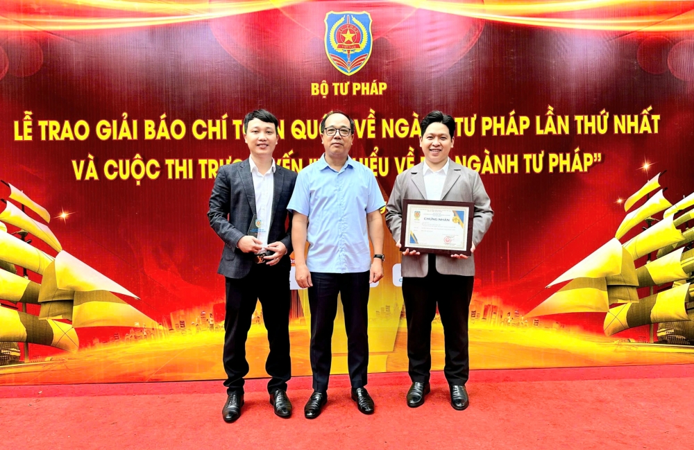 Báo Tuổi trẻ Thủ đô đạt giải B Giải Báo chí toàn quốc về ngành Tư pháp