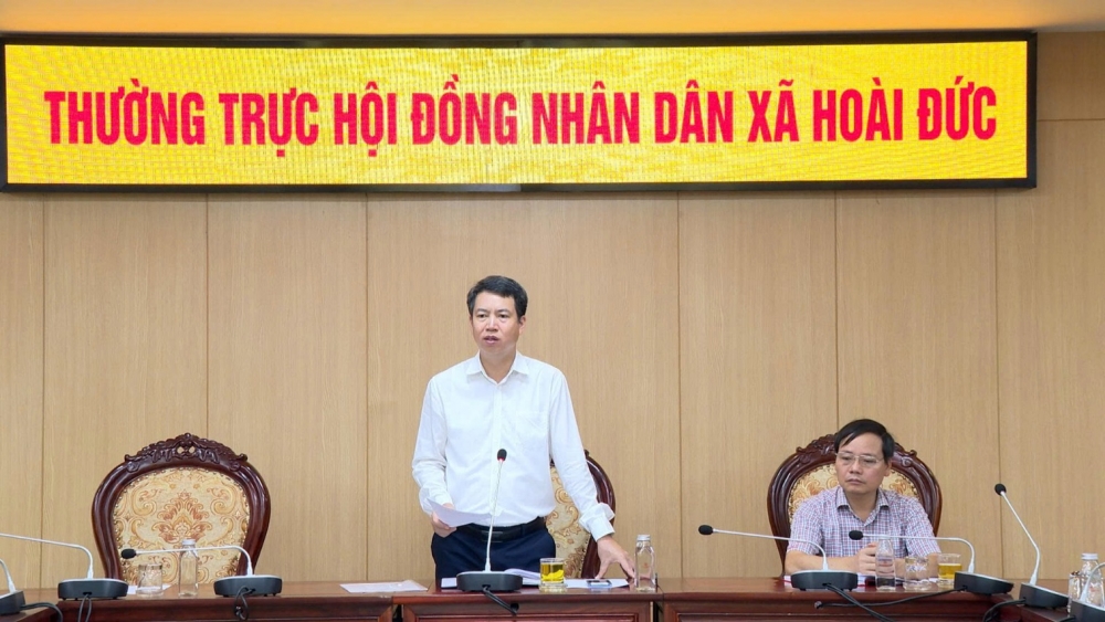 Bí thư xã Hoài Đức yêu cầu “rõ người, rõ trách nhiệm” trong xử lý công việc