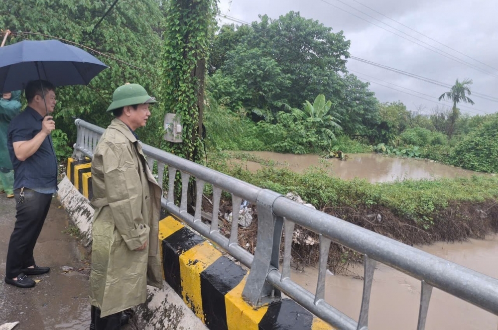 Hoài Đức chủ động ứng phó, giảm thiểu thiệt hại do bão số 5 gây ra