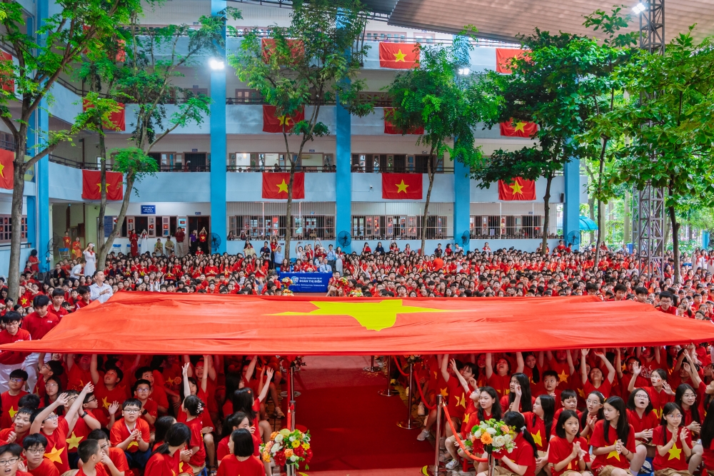 Quá khứ hào hùng của dân tộc được tái hiện tại Trường THCS Đoàn Thị Điểm