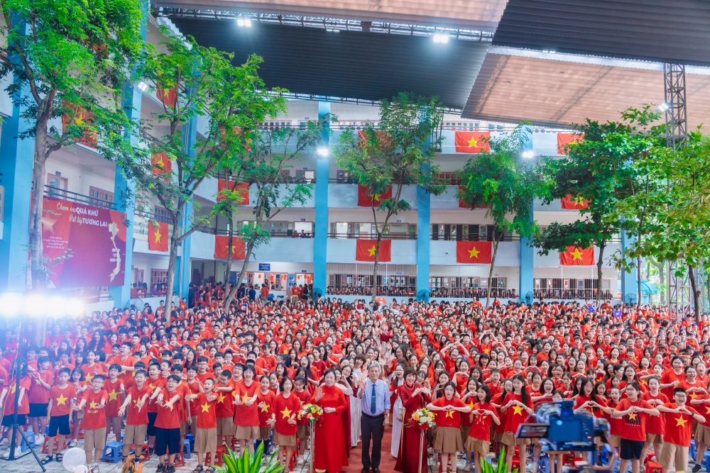 Quá khứ hào hùng của dân tộc được tái hiện tại Trường THCS Đoàn Thị Điểm