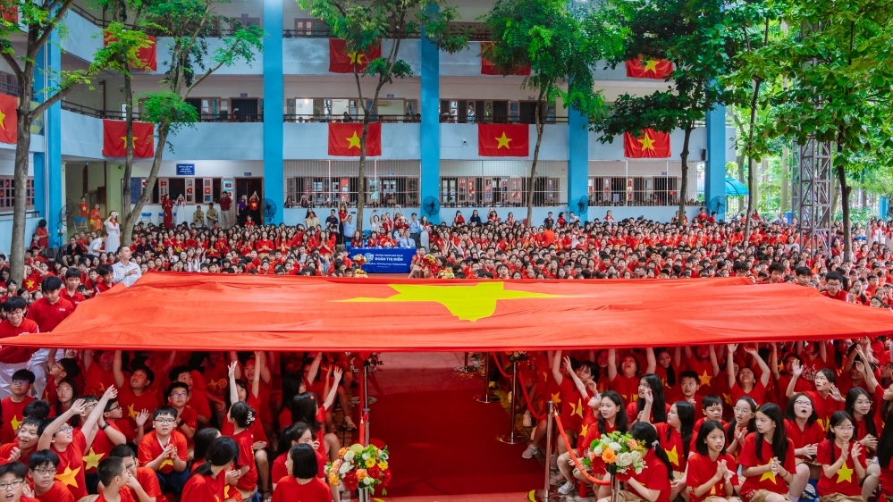 Quá khứ hào hùng của dân tộc được tái hiện tại Trường THCS Đoàn Thị Điểm