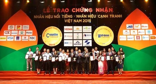 tap doan brg duoc vinh danh trong top 10 nhan hieu noi tieng nhat viet nam 2019