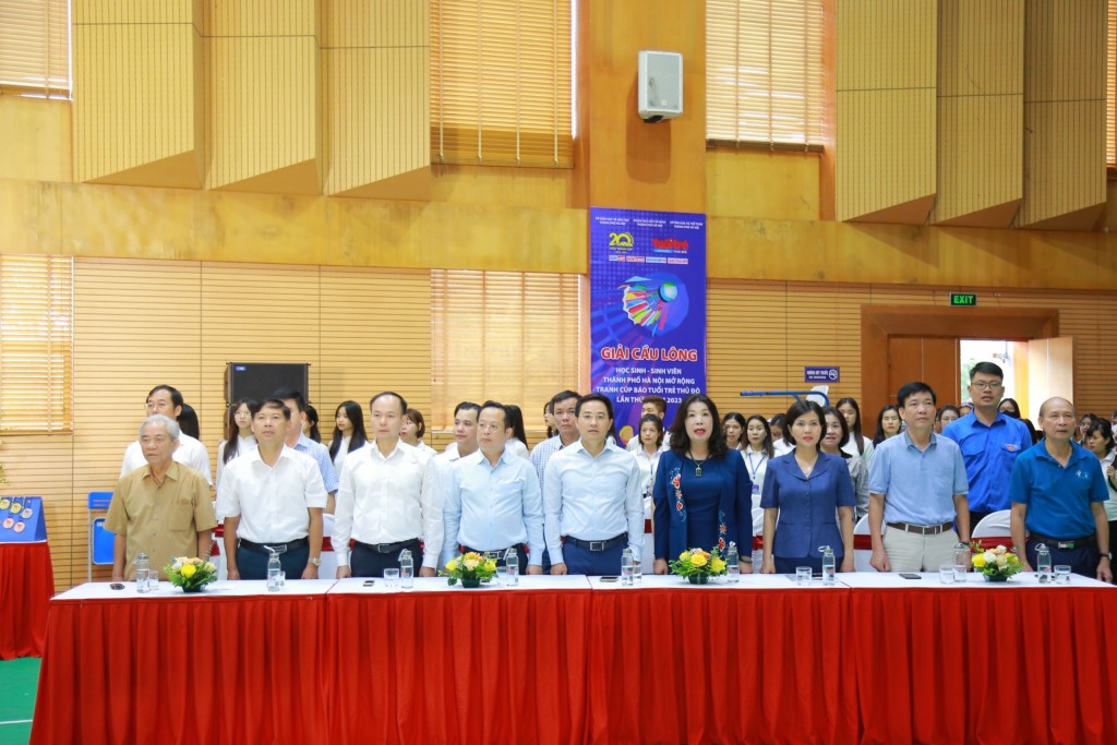 1.200 vận động viên tranh tài tại Giải Cầu lông Học sinh - Sinh viên thành phố Hà Nội