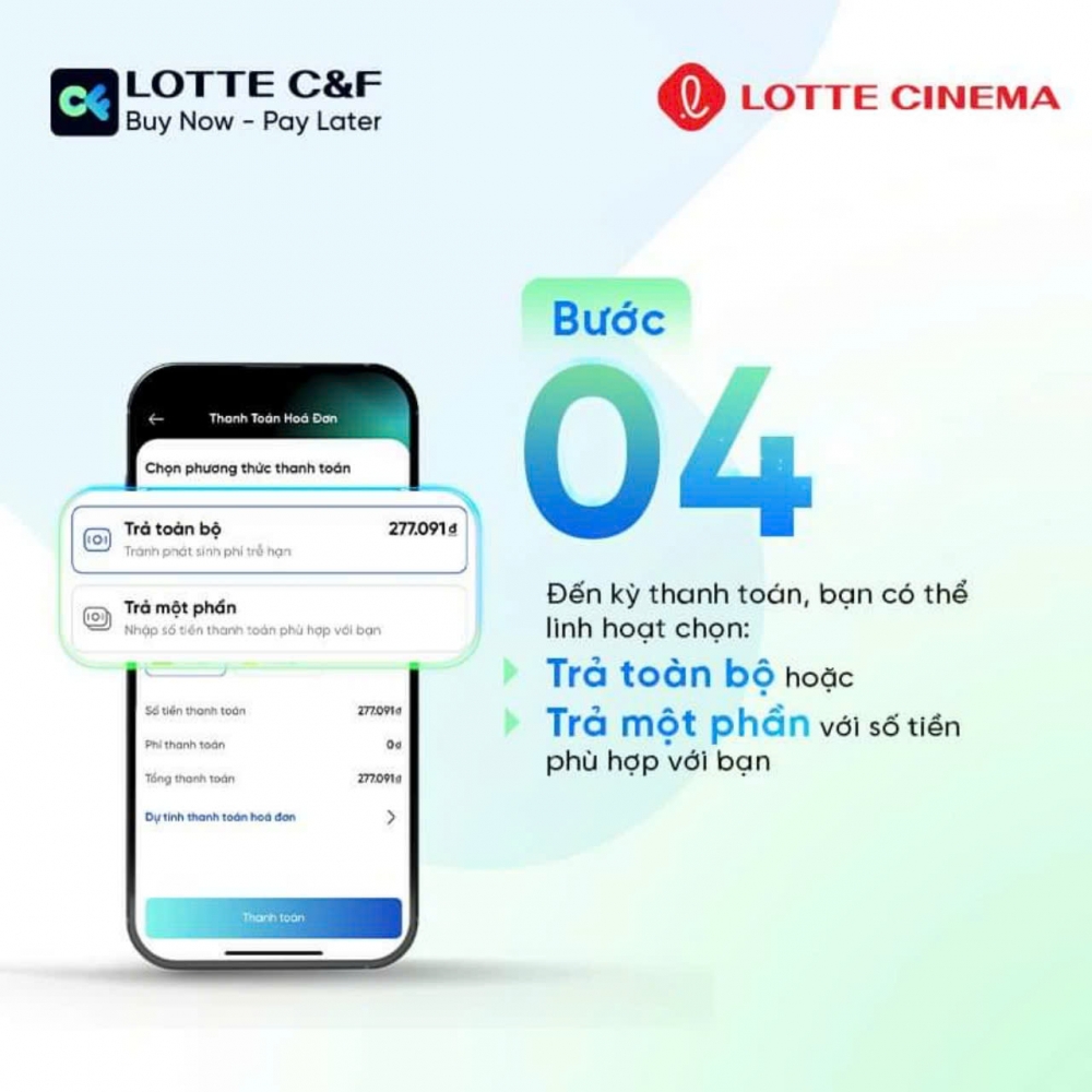 Lotte ra mắt dịch vụ “mua trước - trả sau” tại Việt Nam