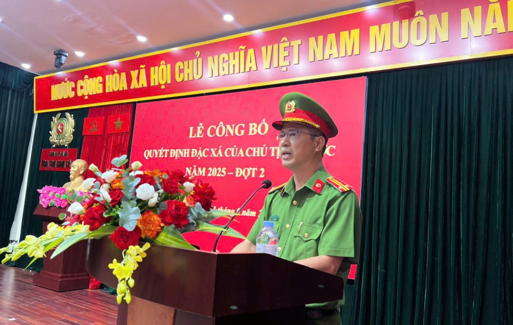 Công an Hà Nội công bố quyết định đặc xá đợt Quốc khánh