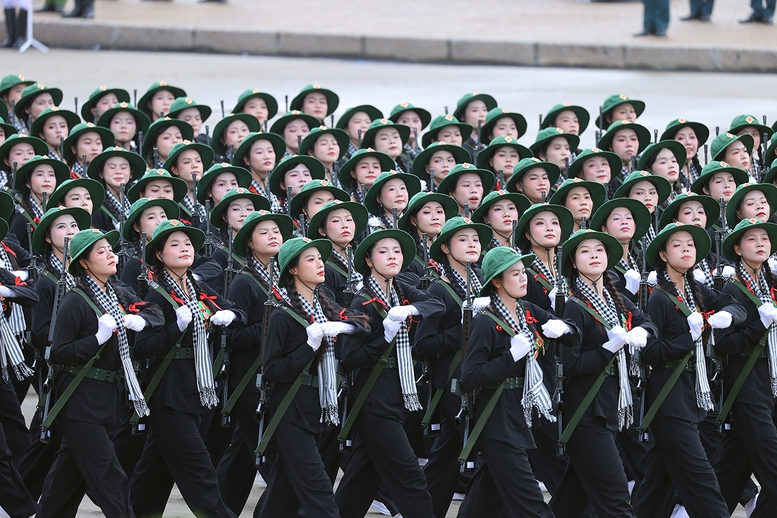 Chùm ảnh: Các khối diễu binh của quân đội nhân dân Việt Nam tại A80- Ảnh 25.