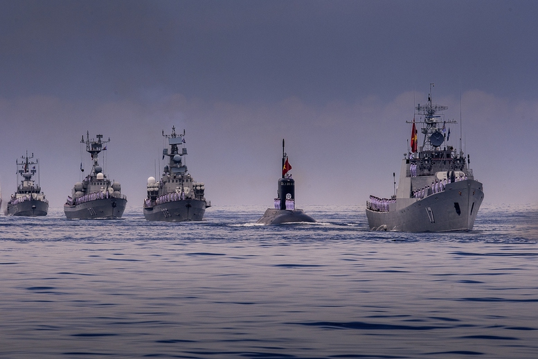 CHÙM ẢNH: Sức mạnh của lực lượng vũ trang trên biển- Ảnh 10.