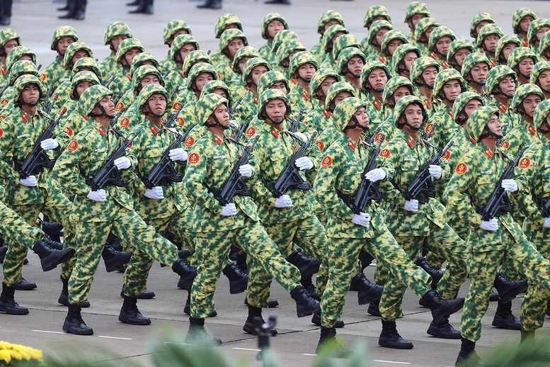 Chùm ảnh: Các khối diễu binh của quân đội nhân dân Việt Nam tại A80- Ảnh 22.