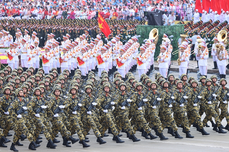 Chùm ảnh: Các khối diễu binh của quân đội nhân dân Việt Nam tại A80- Ảnh 20.