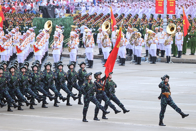 Chùm ảnh: Các khối diễu binh của quân đội nhân dân Việt Nam tại A80- Ảnh 19.